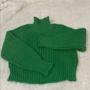 H&M Emerald Green Turtleneck Sweater